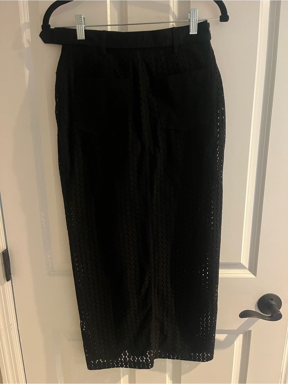 SOLID & STRIPED The Harper Lace Midi Skirt in Black Size XS - Like New - Picture 11 of 15